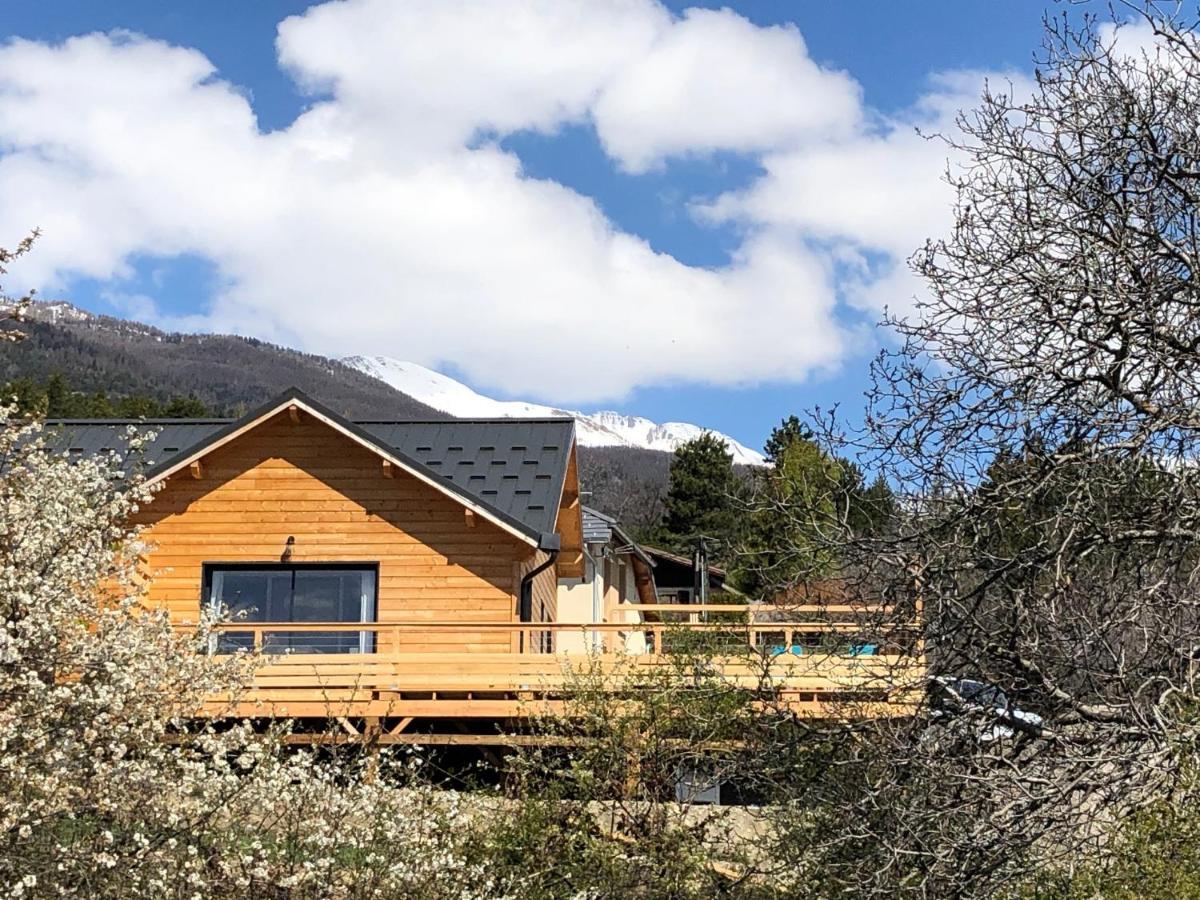Chalet Avec Vue Lac Embrun Exterior foto
